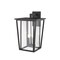 Z-Lite Seoul 3 Light Outdoor Wall Sconce, Black & Clear 571XL-BK - alternate 4